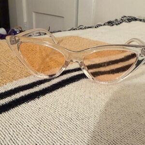 Transparent Cat Eye Sunglasses